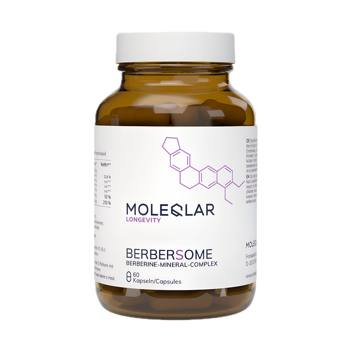 Berberină Berbersome MoleQlar – Formulă Fosfolipidică și Metabolism | 60 Capsule