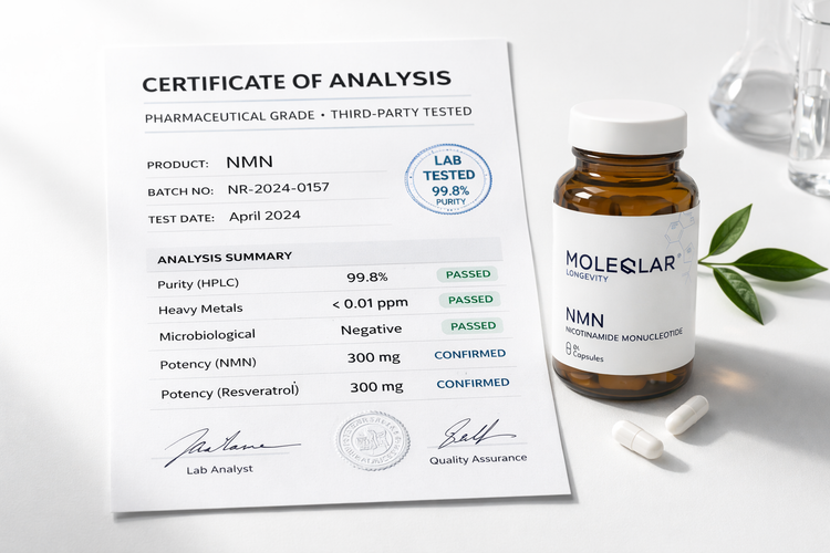 Certificat de Analiza NMN