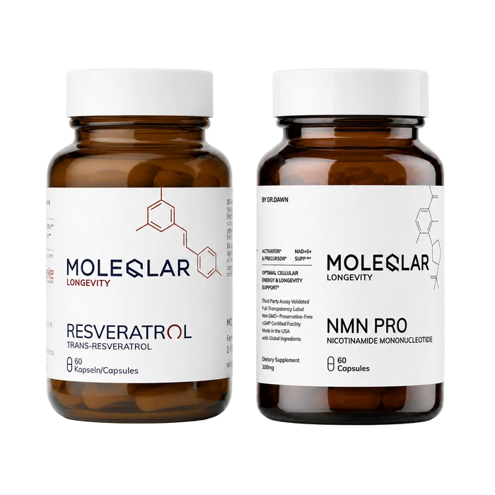 Pachet Longevitate: NMN + Resveratrol Capsule | 60 Zile