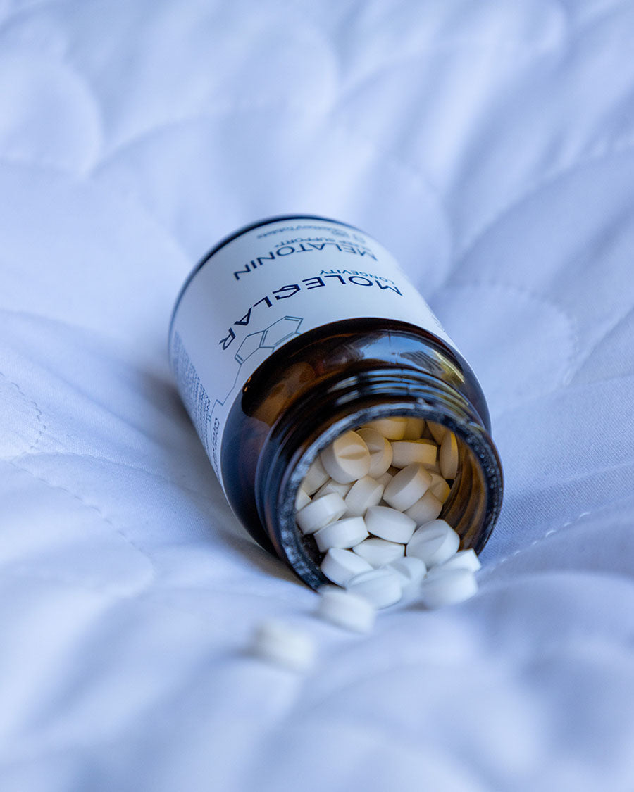 Melatonină MoleQlar 1 mg – tablete divizibile | 180 tablete