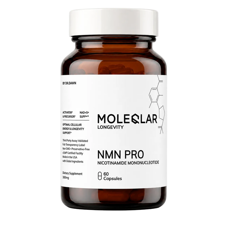 NMN 500mg MoleQlar – Longevitate și Energie Celulară | 60 Capsule | 2 luni