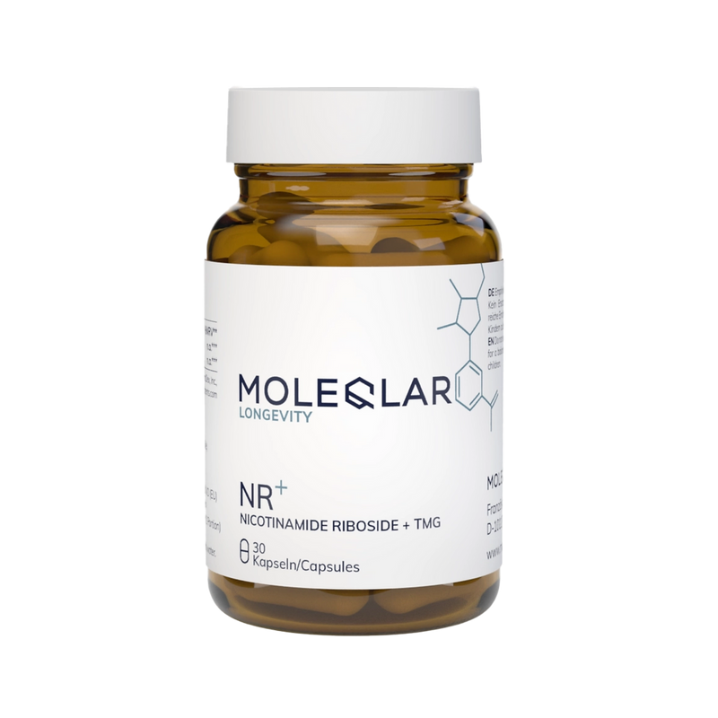 Nicotinamidă Ribozidă NR MoleQlar – Precursor NAD+ | 300 mg, 60 Capsule