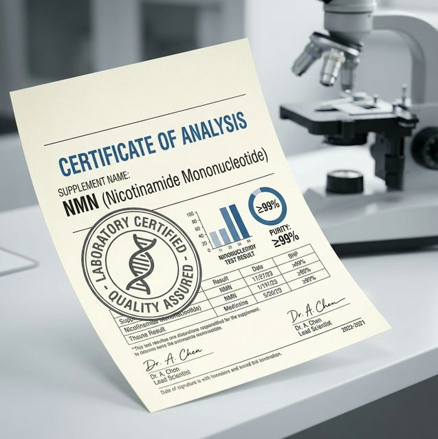 Certificat de Analiza NMN