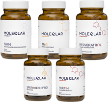 Pachet Longevitate Premium – NMN, Resveratrol și Spermidină, Fisetina,Betaina