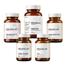 Pachet Longevitate Premium – NMN, Resveratrol, Spermidină, Quercetină și TMG