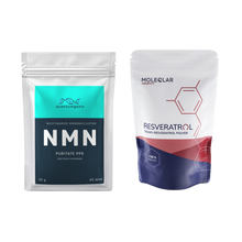 Pachet NMN și Resveratrol pulbere - 2 luni